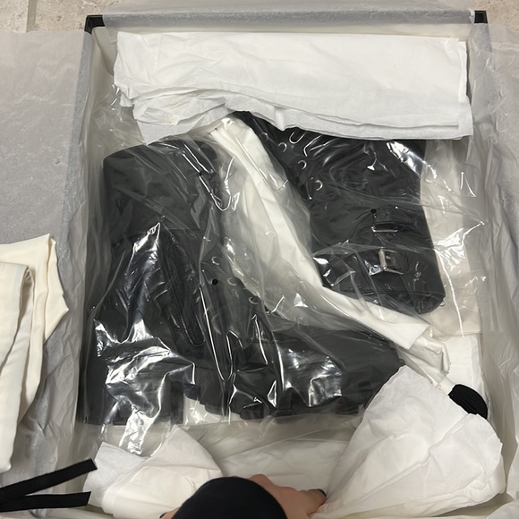 Lightly Used Gucci Frances Combat Boots - Picture 5 of 9